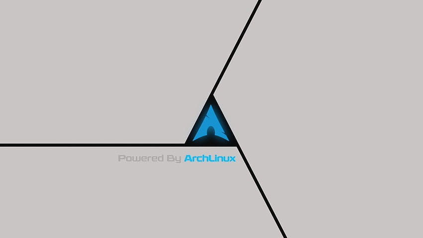 Arch Linux, Triangle, Gray / and Mobile, archlinux anime HD wallpaper