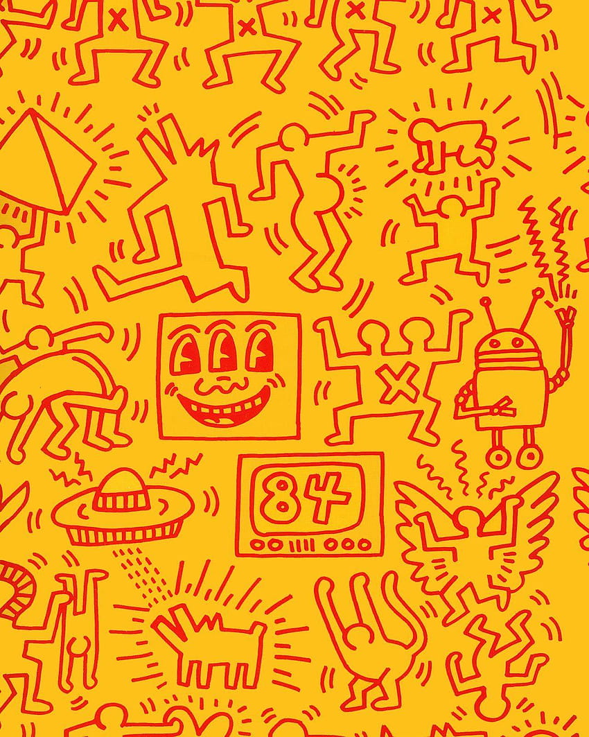 Keith Haring 배경 28878 HD 전화 배경 화면