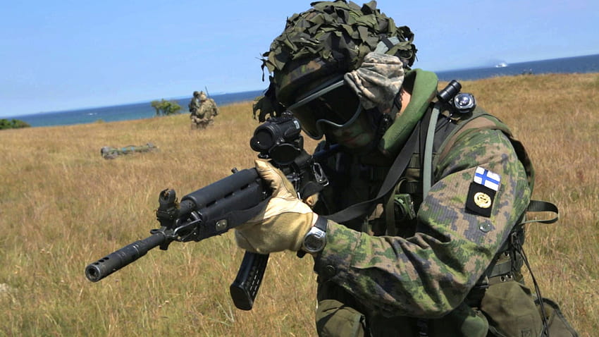 Securing the Nordic, nato soldiers HD wallpaper