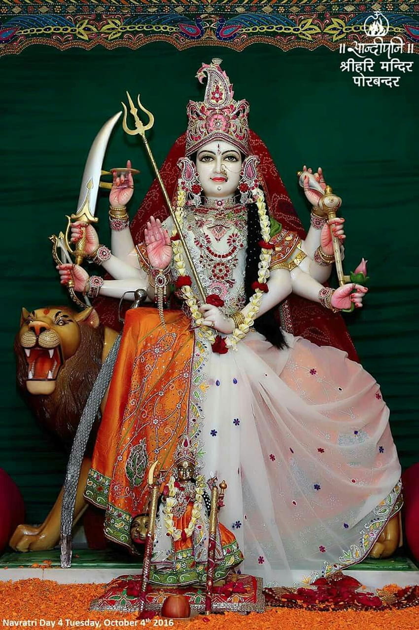 8 Hindu-Götter Murti-Ideen, Durga Mata Murti HD-Handy-Hintergrundbild