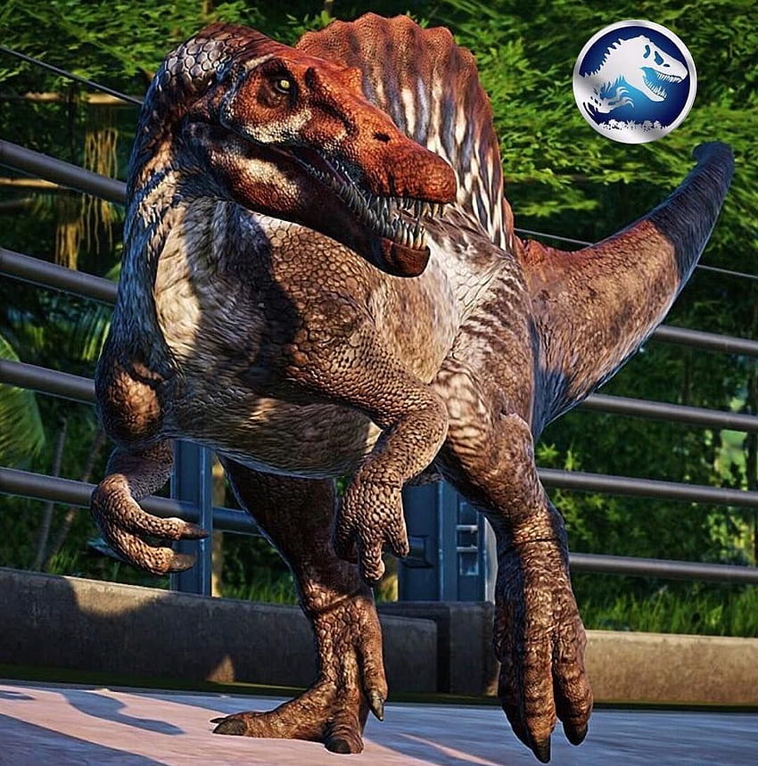 Ewolucja świata jurajskiego spinozaura Tapeta na telefon HD