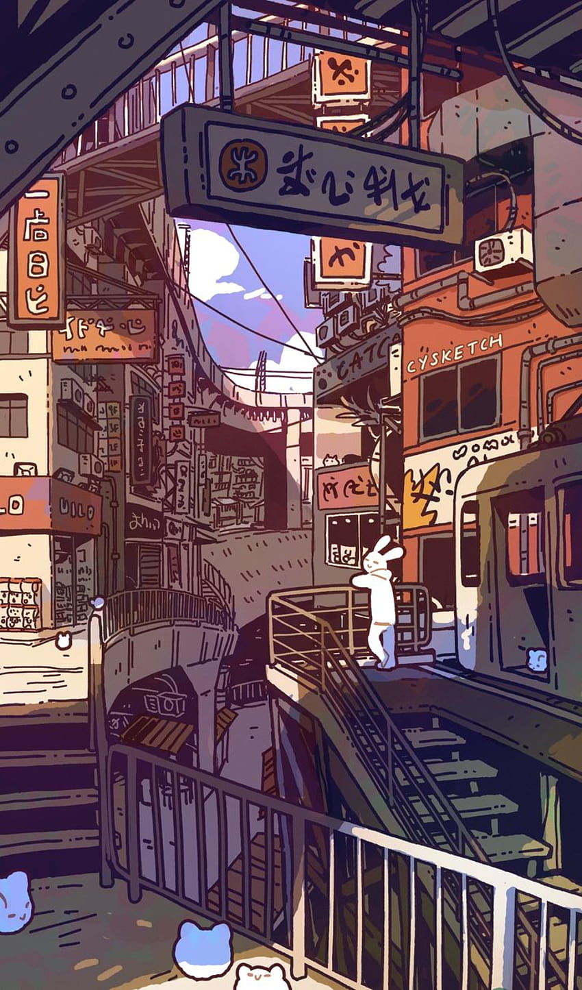 Pin on Building references, aesthetic japan anime HD phone wallpaper