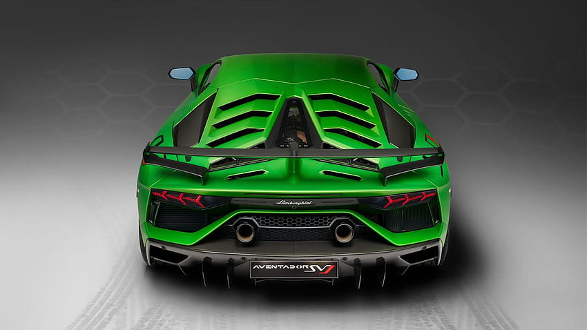 Lamborghini Aventador SVJ Roadster ultrajante de 217 mph, verde lamborghini aventador super veloce supercar papel de parede HD