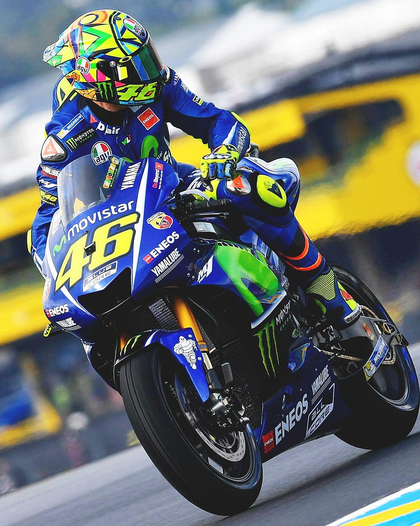 Valentino Rossi. Motorsport & Sachen MotoGP, Yamaha, Moto, VR46, Yamaha R1 Valentino Rossi HD-Handy-Hintergrundbild