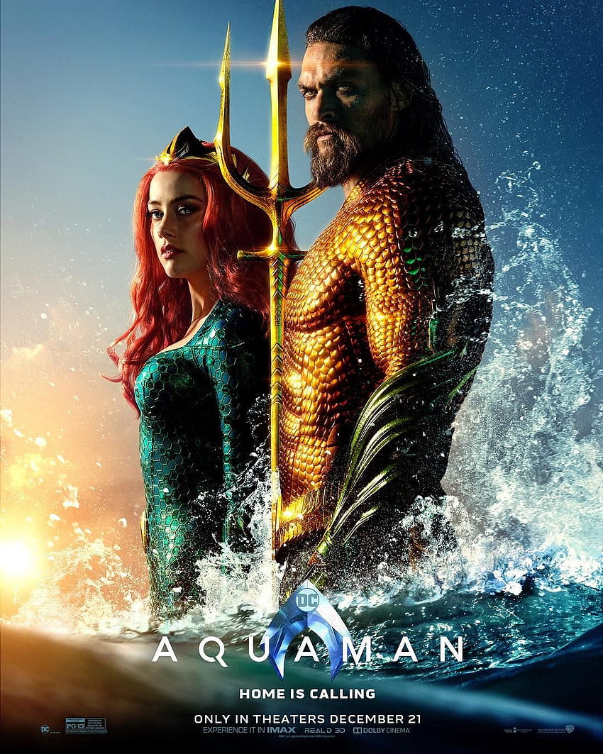 Aquaman, dc extended universe logo HD phone wallpaper
