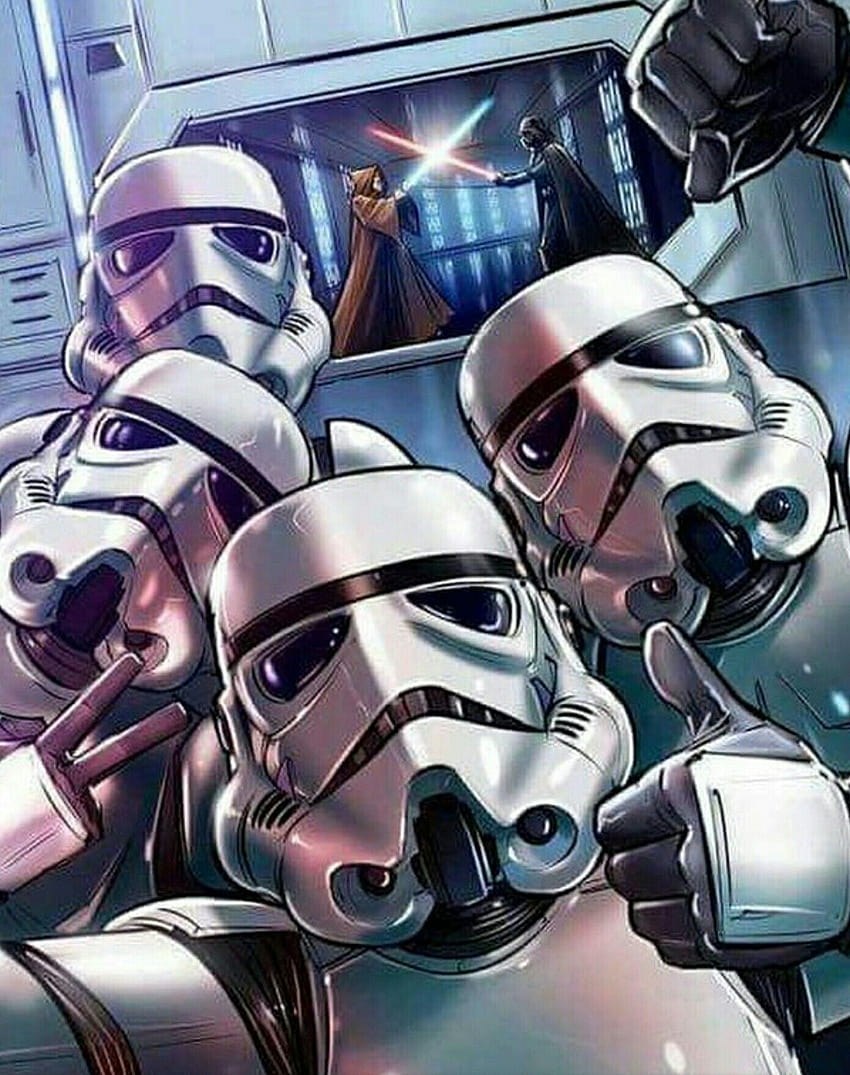 StarWars, perang bintang keren stormtrooper wallpaper ponsel HD
