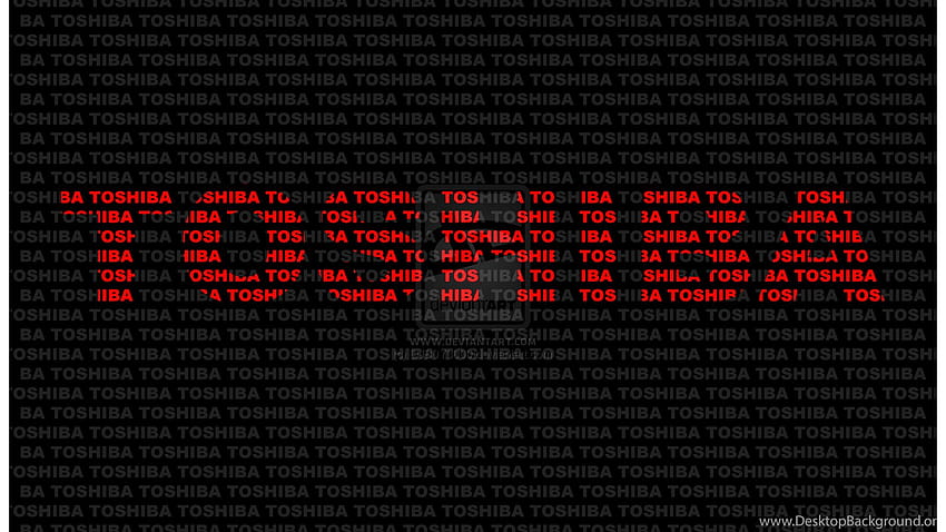 Genial Toshiba, logotipo de toshiba fondo de pantalla