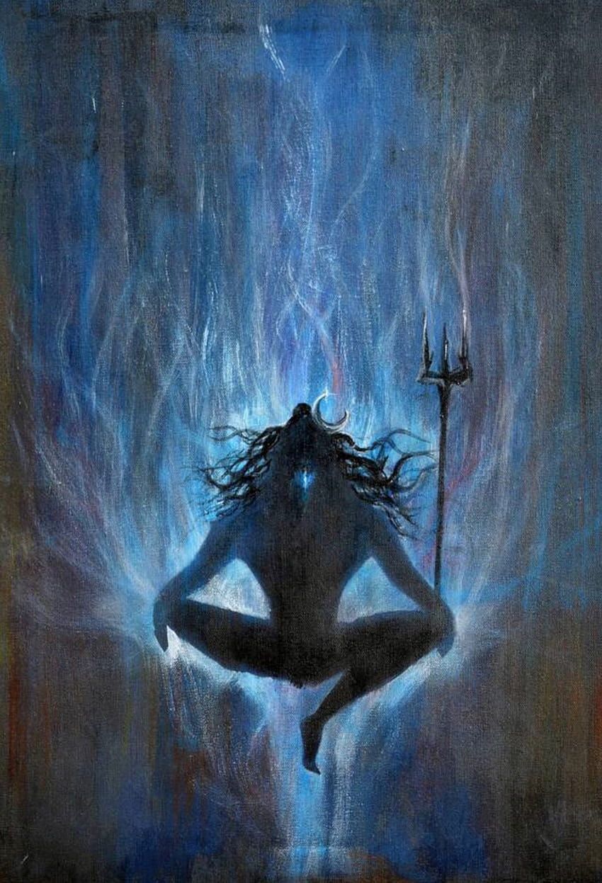 Instagram im Jahr 2020, Shiva meditiert HD-Handy-Hintergrundbild
