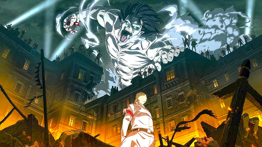 Attack On Titan-Poster, Anime-PS4-Angriff auf Titan HD-Hintergrundbild