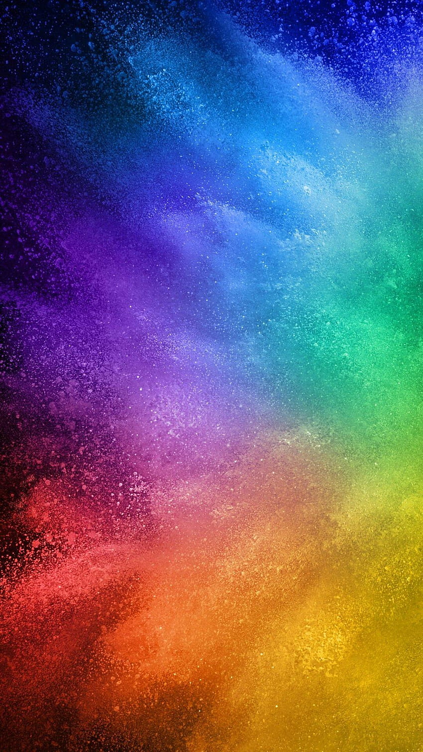 6 Rainbow Ombre, neonowy tęczowy telefon Tapeta na telefon HD