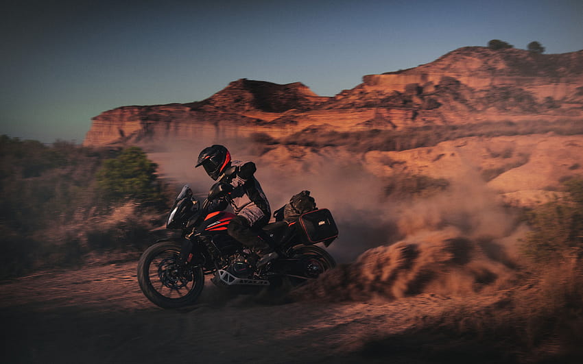 KTM 390 Adventure, desierto, motos 2020, superbikes, 2020 KTM 390 Adventure, motos austriacas, KTM con resolución 3840x2400. Alta calidad, aventura duke 390 fondo de pantalla