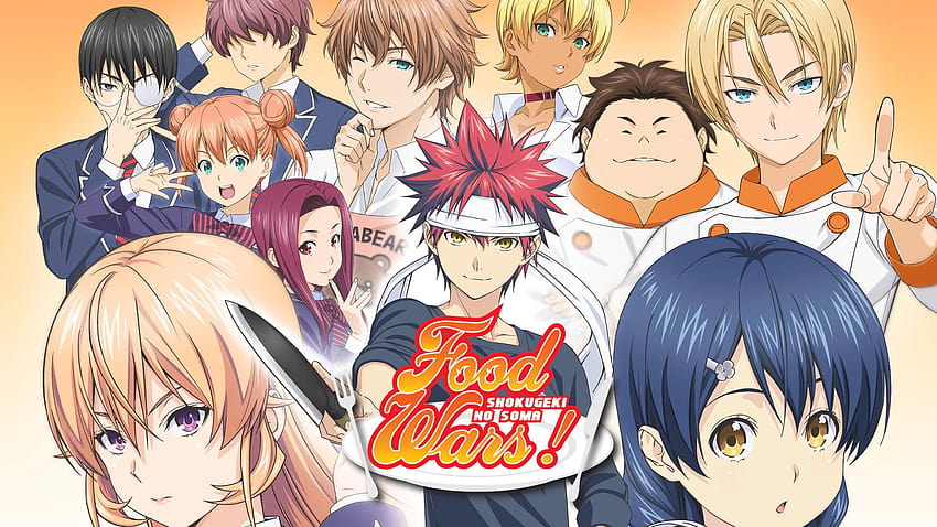 ¡Guerras de comida! The Fifth Plate llegará en Crunchyroll Spring 2020, anime de la temporada 2 de food wars fondo de pantalla