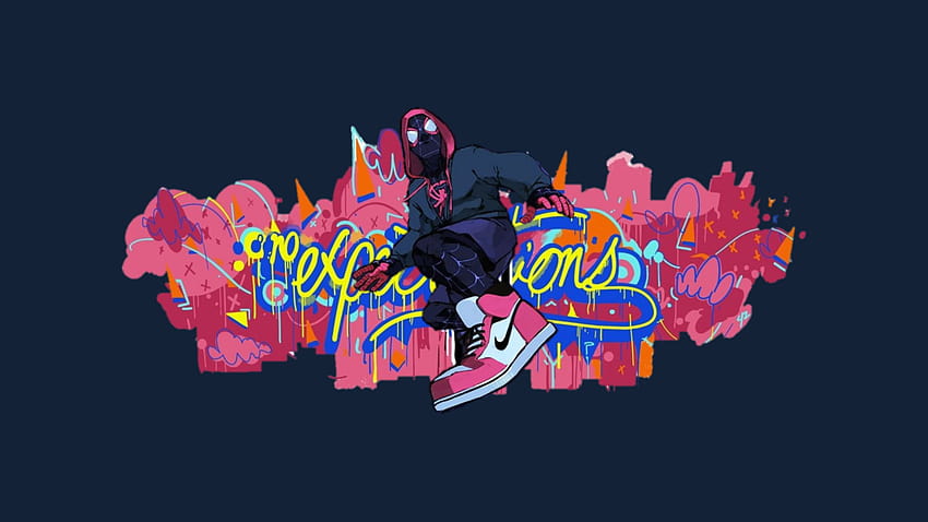 Spider Verse No Expectations HD wallpaper