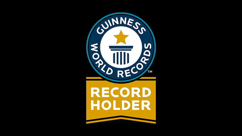Rekordy Guinnessa: «First Chronograph», logo rekordów Guinnessa Tapeta HD