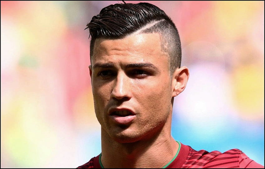 Cristiano Ronaldo Hairstyle Zig Zag, cr7 hairstyle HD wallpaper