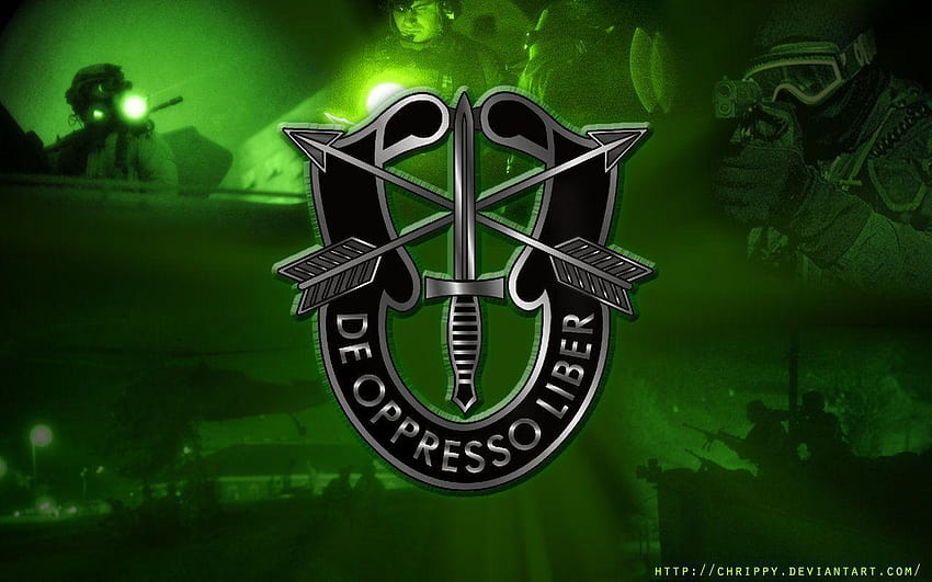 Forze speciali dell'esercito, verde militare Sfondo HD