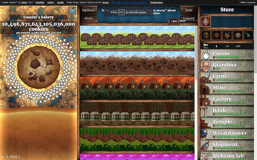 Cookie Clicker gets its first big upgrade in nearly three years
