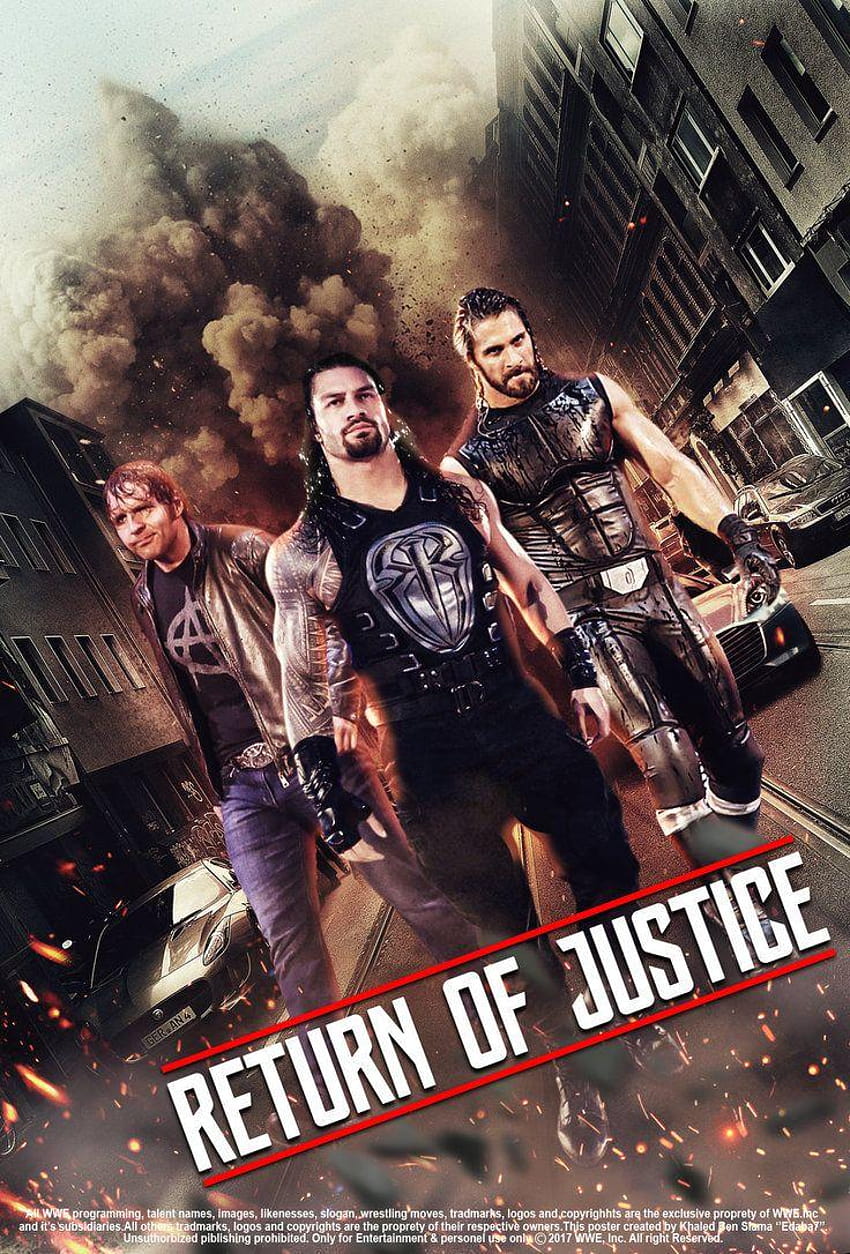 WWE The Shield 2017 Return Of Justice Poster by edaba7.deviantart, wwe super show down HD phone wallpaper