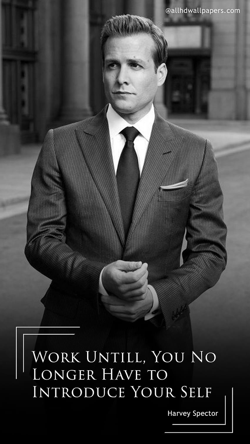 1 Harvey Specter Quotes will Inspire you to Work Hard HD phone wallpaper