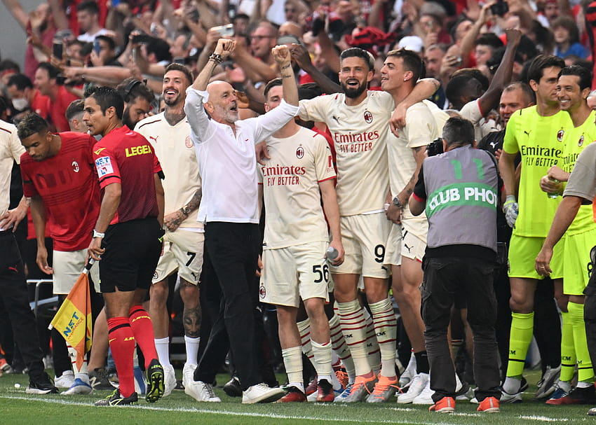 AC Milan gana el primer título de la Serie A en 11 años después de la final, ac milan serie a champions 2022 fondo de pantalla
