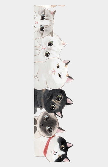 Aesthetic cute kitten animation HD wallpapers | Pxfuel