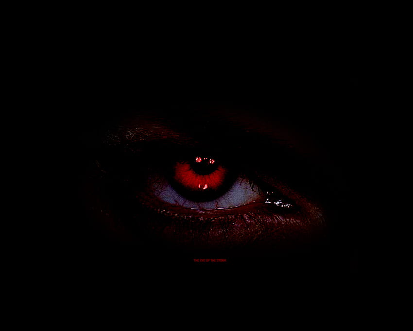зло око, тъмнина, черно, червено, око, орган, червено зло око HD тапет