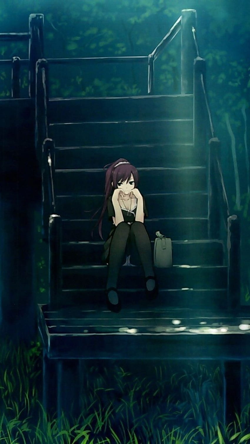 Sad Anime iPhone, anime depressed girls HD phone wallpaper | Pxfuel