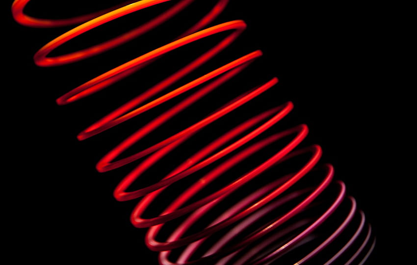 Abstract, slinky, spring, Tubular , section макро HD wallpaper