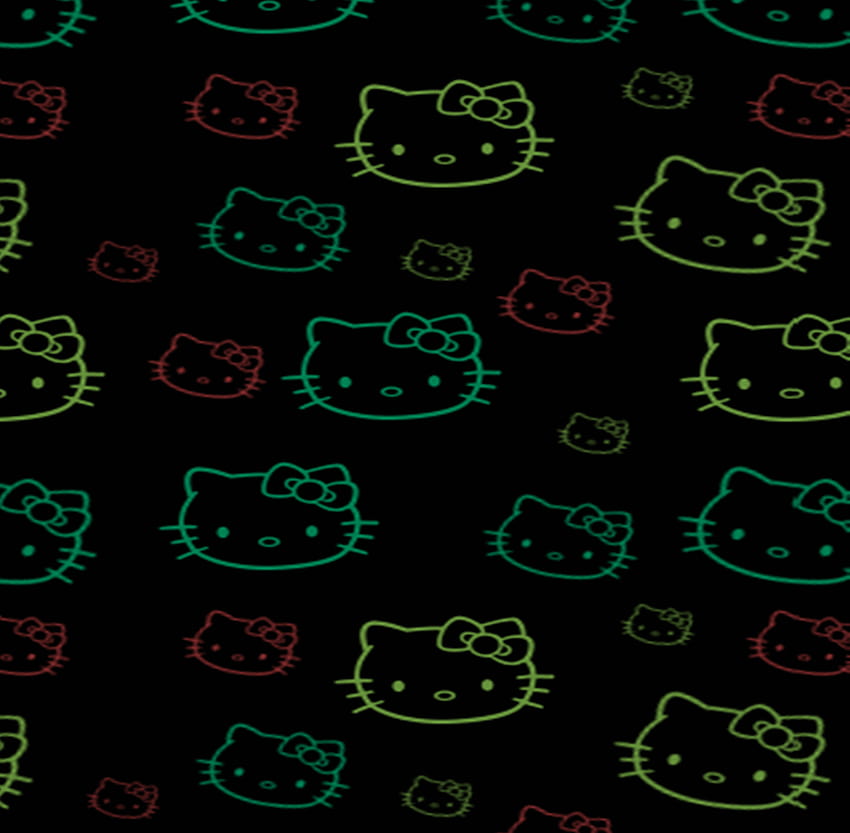 76 Black Hello Kitty Wallpaper  WallpaperSafari