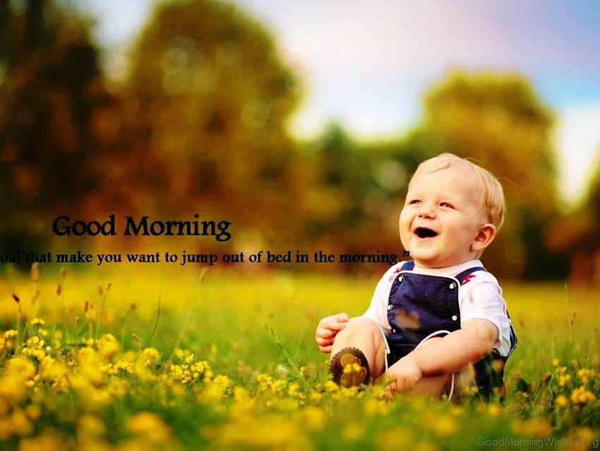 60 Baby Good Morning Wishes, good morning baby HD wallpaper