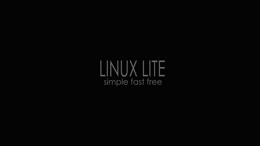 Simple Linux Lite Plymouth with progress bar HD wallpaper