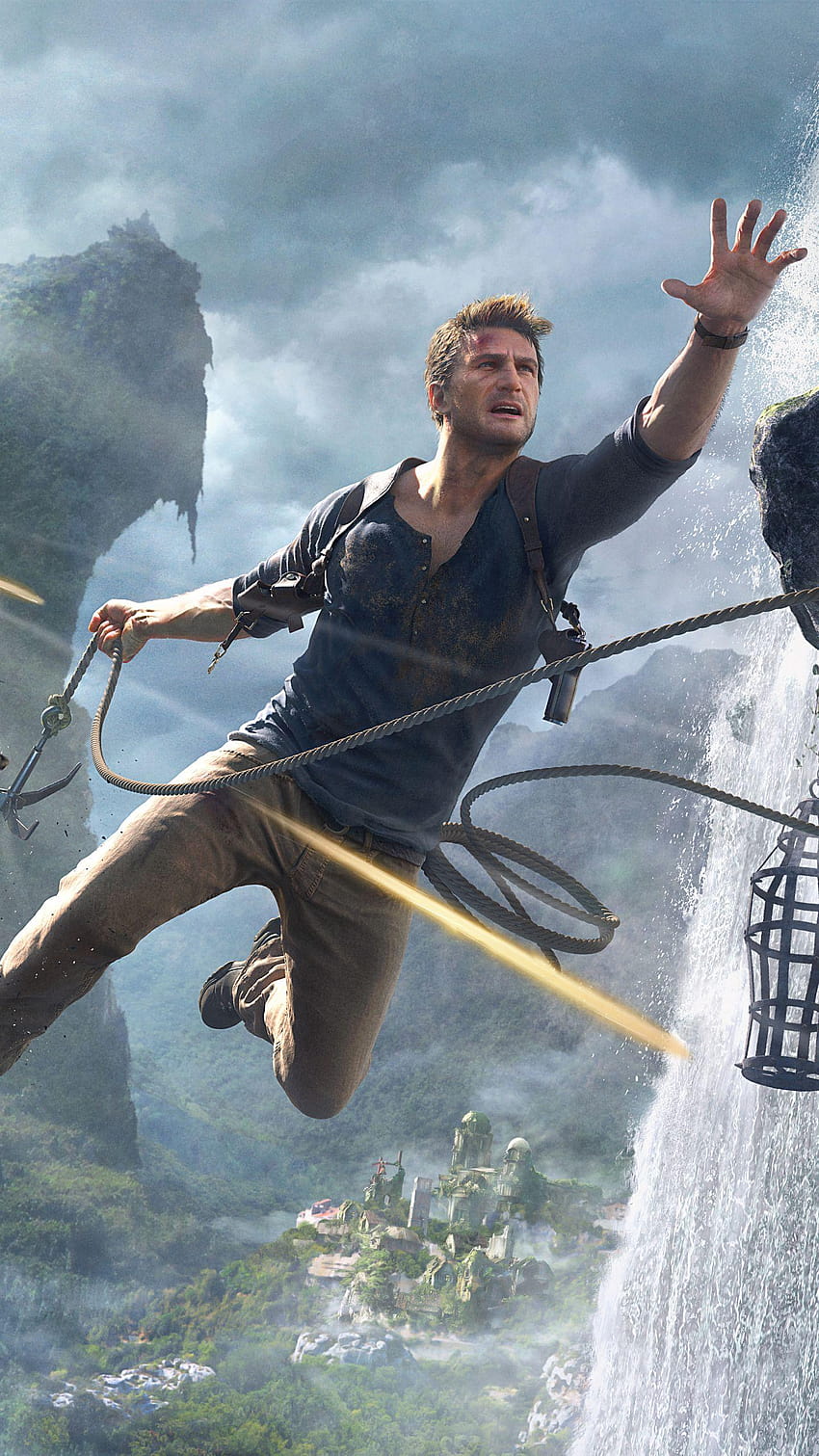 Gra wideo Uncharted 4: Kres Złodzieja Uncharted Nathan Drake, Uncharted 5 Tapeta na telefon HD