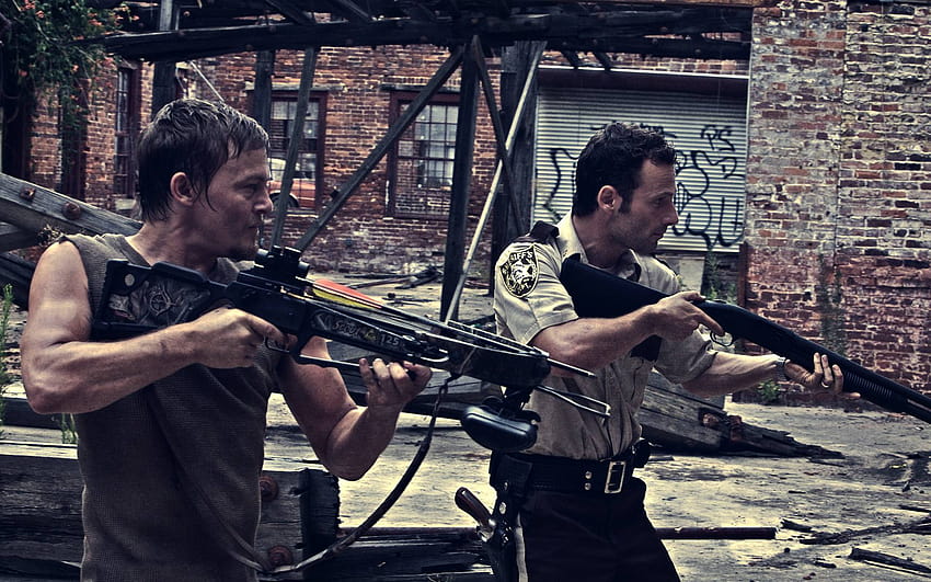 Rick Daryl The Walking Dead Num 28 1920 x 1200 3555 Kb [1920x1200] for your , Mobile & Tablet, rick and daryl HD wallpaper