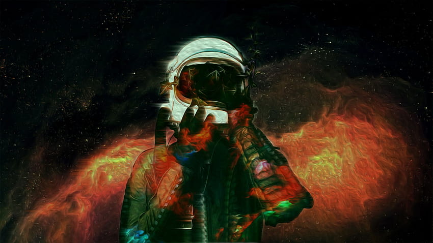 Astronaut Space Abstract, Artist, astronaut space screensaver anime HD wallpaper