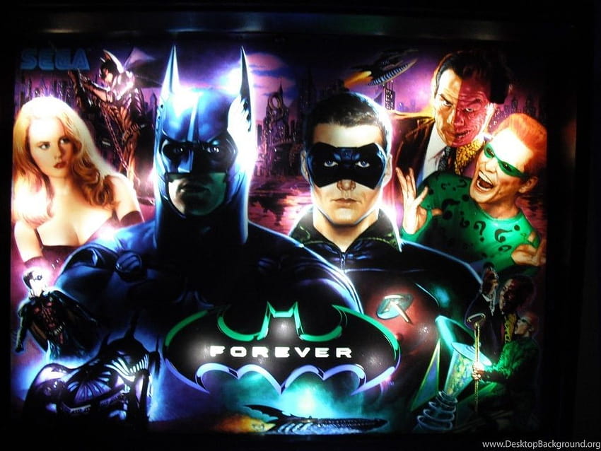 VidiotArcade © 2011 Sega Batman Forever Pinball Backgrounds HD wallpaper |  Pxfuel