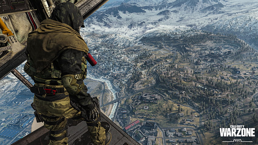 Porównanie wydajności Call of Duty: Warzone na PlayStation 4 i komputer ducha Call of Duty War Zone Tapeta HD