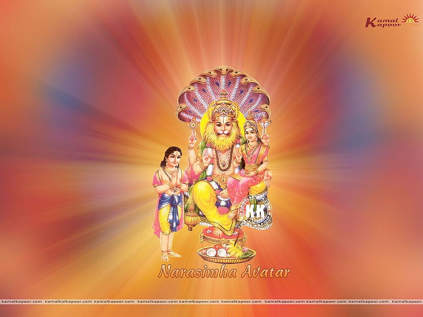 Narasimha Avatar, narasimha god HD wallpaper