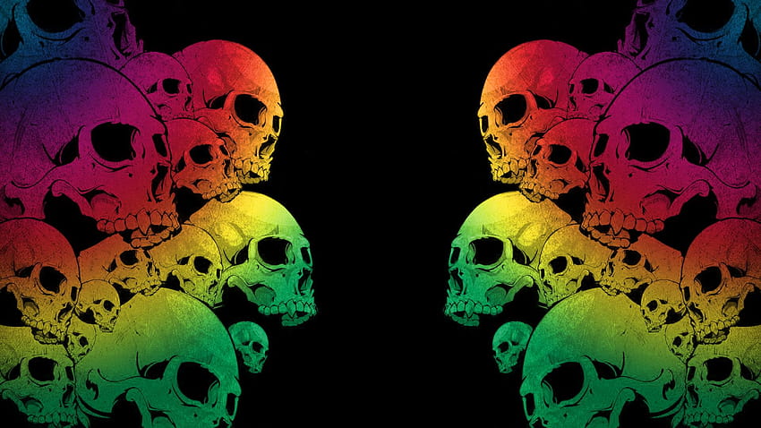 Cool Neon Skull Backgrounds [1920x1080] pour votre, Mobile & Tablet, squelette néon Fond d'écran HD