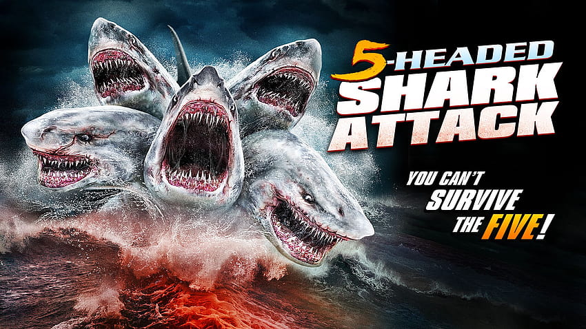 Obejrzyj Atak trójgłowego rekina Tapeta HD