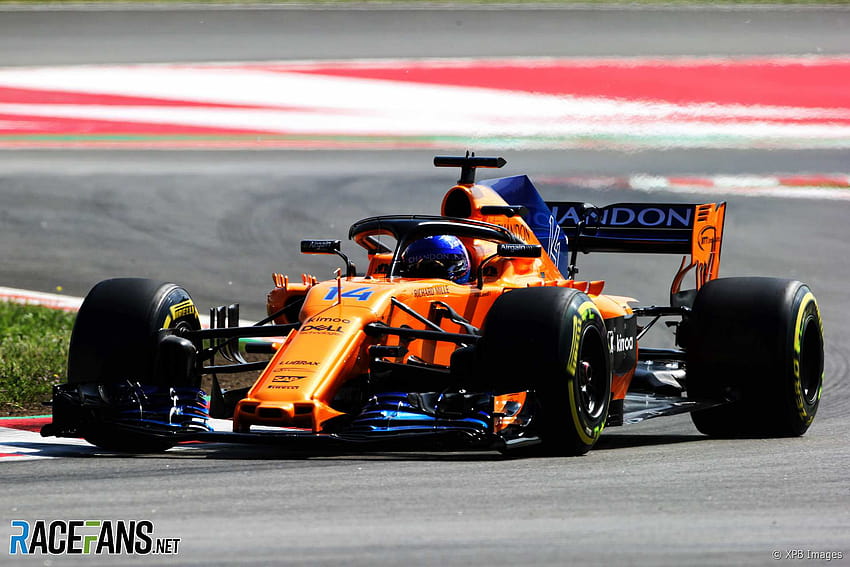Fernando Alonso, McLaren, Circuit de Catalunya, 2018 · RaceFans, Fernando Alonso 2018 HD-Hintergrundbild