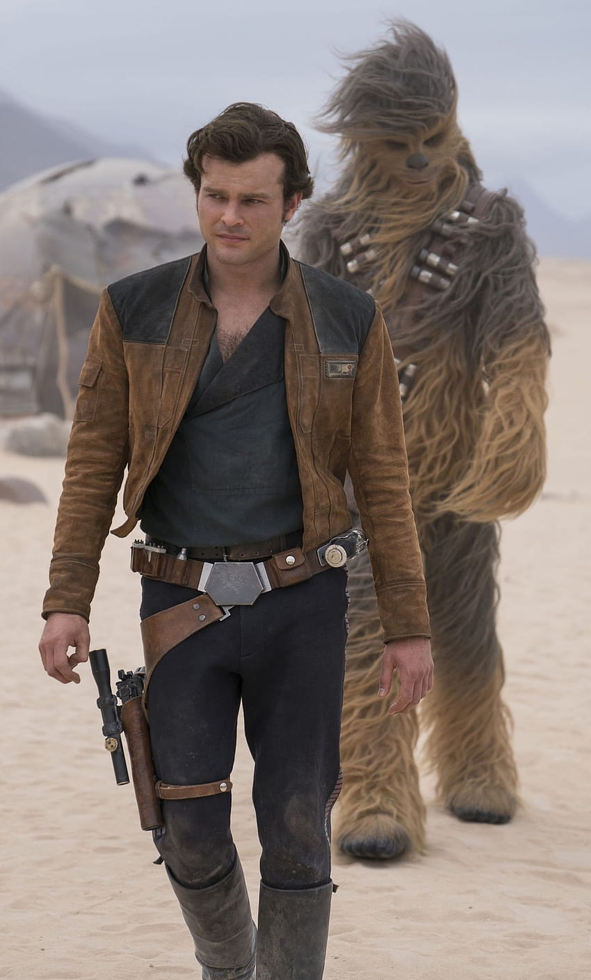 1280x2120 Han Solo And Chewbacca In Solo A Star Wars Story iPhone , Backgrounds, and, han solo iphone HD phone wallpaper