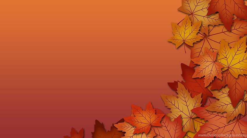 Autumn Leaves Border Backgrounds, colorful autumn leaves HD wallpaper