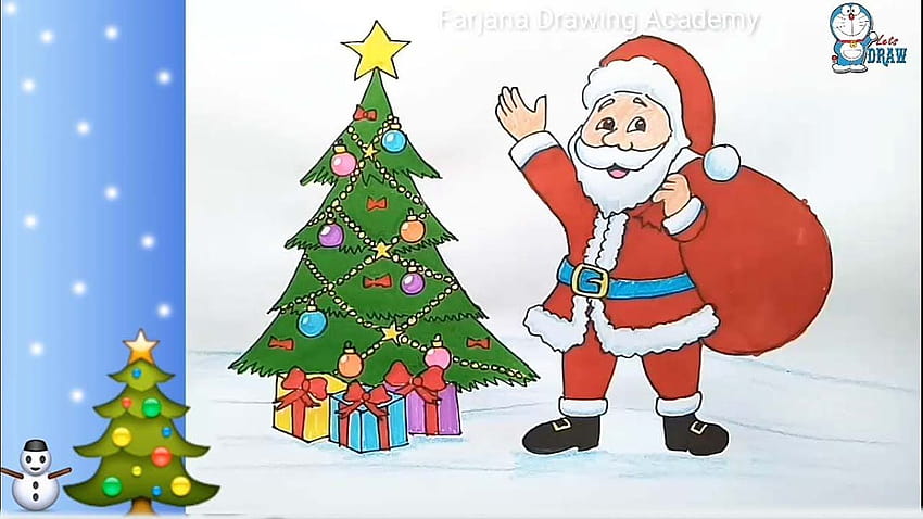 19 Christmas Drawing Ideas that is (Easy & Realistic)-saigonsouth.com.vn