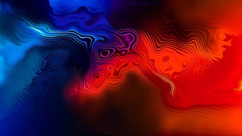 Swirl Wallpaper 4K, Colorful, Rainbow colors
