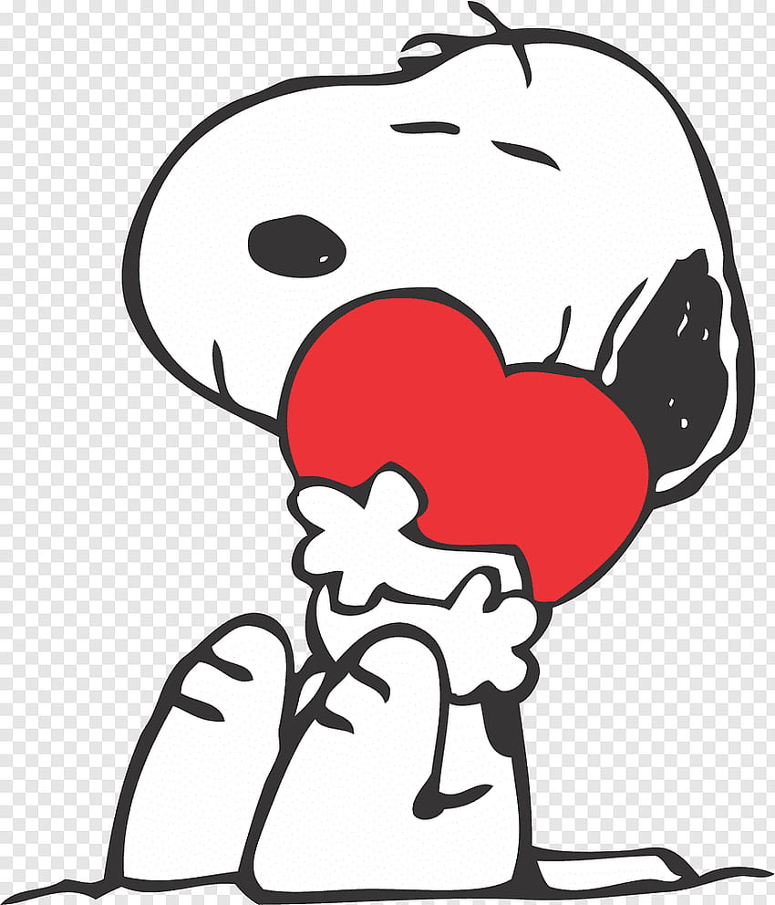 Snoopy étreignant coeur illustration, Snoopy Charlie Brown Wood, personnages de cacahuètes Saint Valentin Fond d'écran de téléphone HD