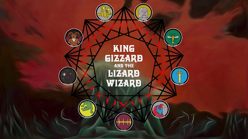 King Gizzard amp The Lizard Wizard  Quarters 1920x1080  Painting  memes Funny images R wallpaper