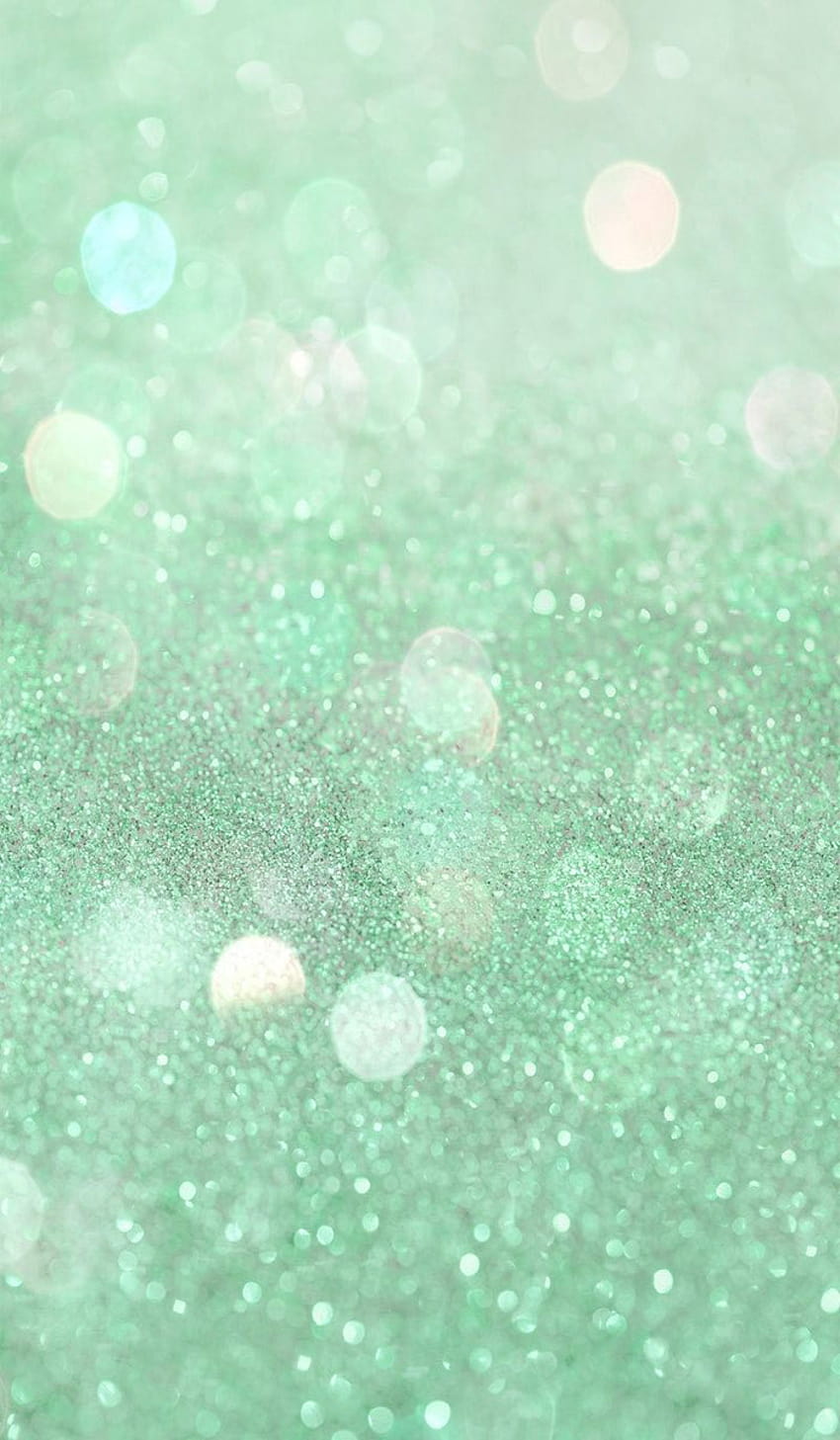 35 Sage Green Aesthetic : Glittery Sparkle Green, โฟมทะเลสีเขียว วอลล์เปเปอร์โทรศัพท์ HD