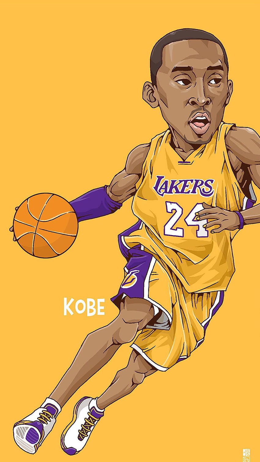 Photo Cartoon of Kobe Bryant - Cartoonized