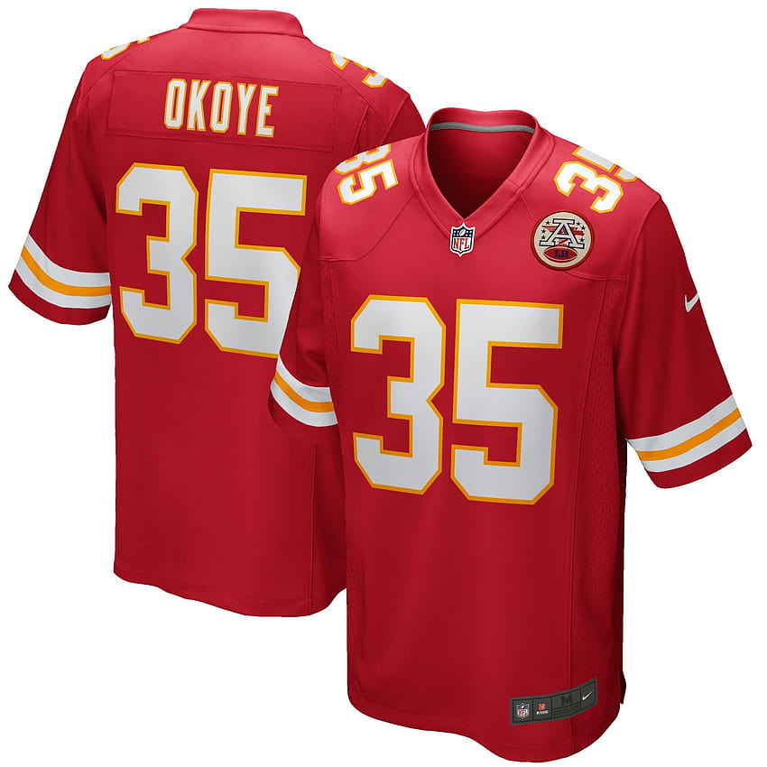Christian Okoye Kansas City Chiefs Nike Game Retired Player Jersey HD ...