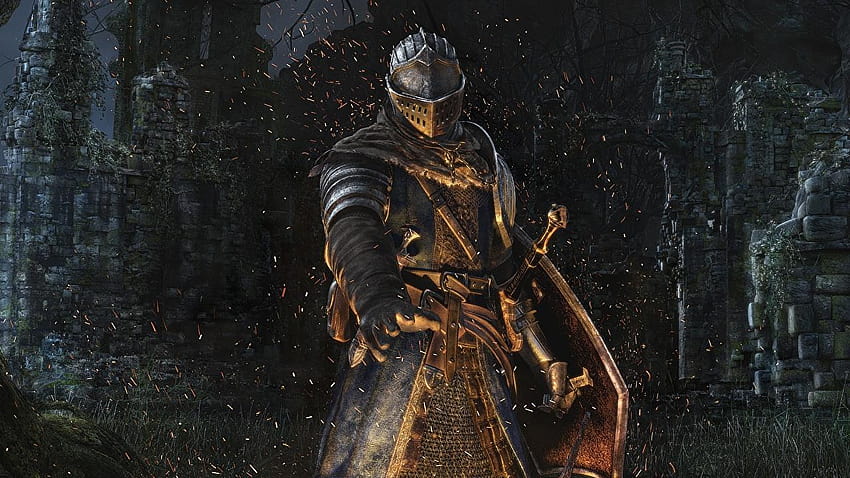 Dark Souls Armor Knight Helmet Warriors Fantasy Games HD wallpaper